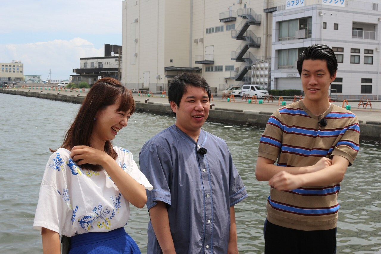 「冒険発掘バラエティ 霜降り明星のあてみなげ」より。(c)静岡朝日テレビ