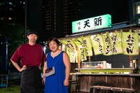 お～い！久馬（左）とゆりやんレトリィバァ（右）。