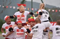 「パンスト脱がし騎馬戦」