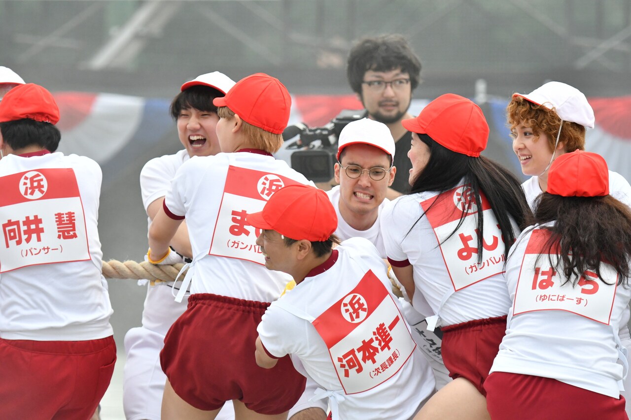 陣取り綱引き」(c)TBS - EXIT、トムブラ、草薙ら初心者講習で