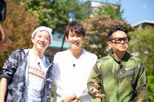 左からサバンナ高橋、杉野遥亮、宮川大輔。(c)日本テレビ