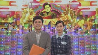 くりぃむしちゅー有田（左）と尾野真千子（右）。(c)NHK