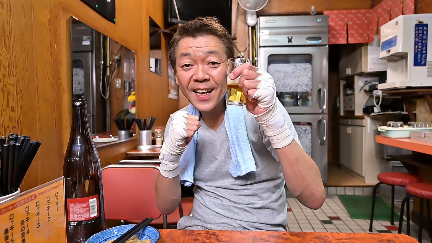 映画「ロッキー」シリーズの7週連続放送でナビゲーターを務める玉袋筋太郎。(c)BS-TBS