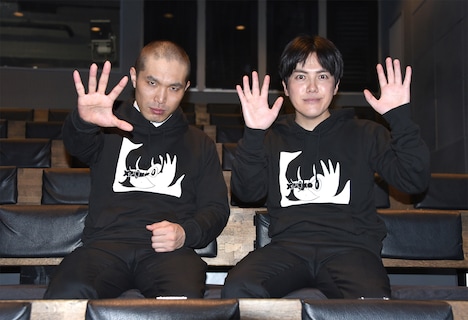 初日公演直後のラブレターズ。