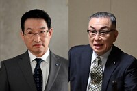 （左から）春風亭昇太、岩下尚史。(c)TBS