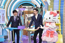 ハローキティについて語る、馬鹿よ貴方は・平井“ファラオ”光（中央）。(c)MBS