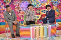 （左から）ケンドーコバヤシ、オードリー若林、蛍原徹。(c)テレビ朝日