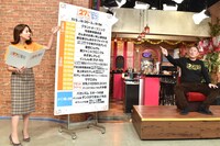 記者会見のワンシーン。