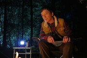 板尾創路主演の「ソロキャンプ」のワンシーン。(c)フジテレビ