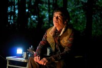 板尾創路主演の「ソロキャンプ」のワンシーン。(c)フジテレビ
