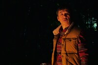 板尾創路主演の「ソロキャンプ」のワンシーン。(c)フジテレビ