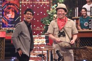 「99人の壁」SPに出演する（左から）アンタッチャブル柴田、佐藤二朗。(c)フジテレビ