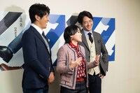 「新米記者ちえみのLIFE IN DENIM」撮影中の様子。