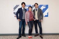 左からブリリアン・コージ、ブルゾンちえみ、ブリリアン・ダイキ。