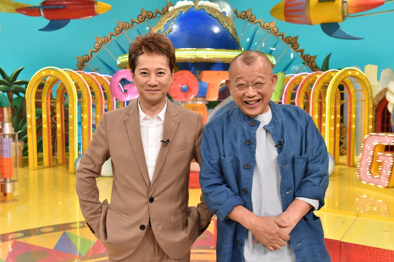 左から中居正広、笑福亭鶴瓶。(c)日本テレビ