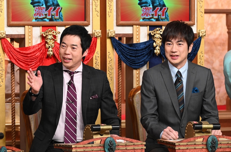 左から今田耕司、羽鳥慎一。(c)日本テレビ