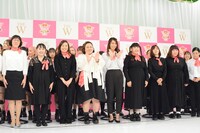 「女芸人No.1決定戦 THE W 2019」決勝進出者会見の様子。