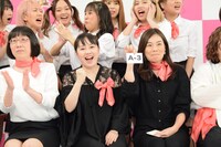 ブロック分け抽選の様子。3番手を引いて喜ぶ123☆45。