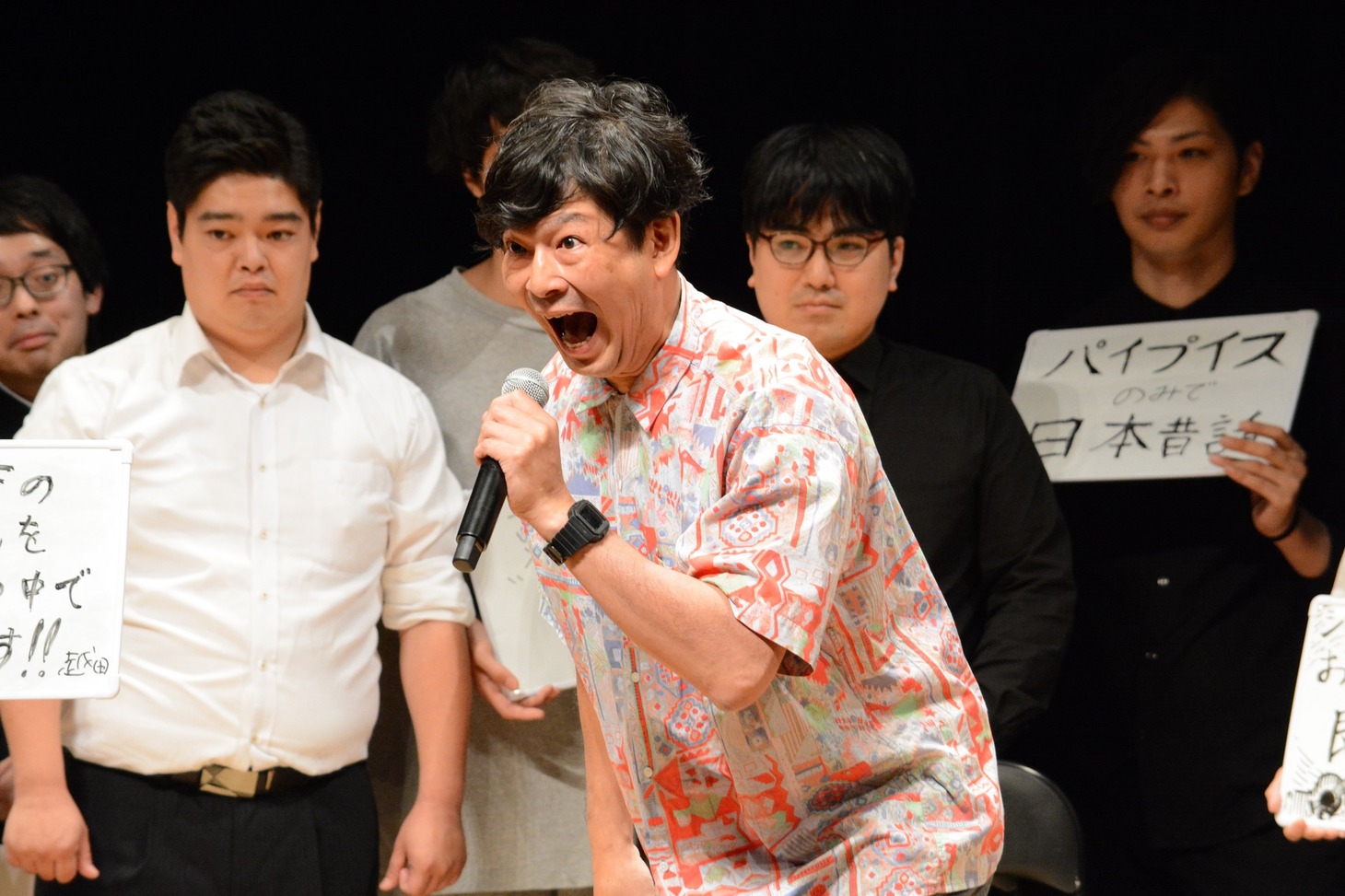 敗者復活戦の様子。越田裕。