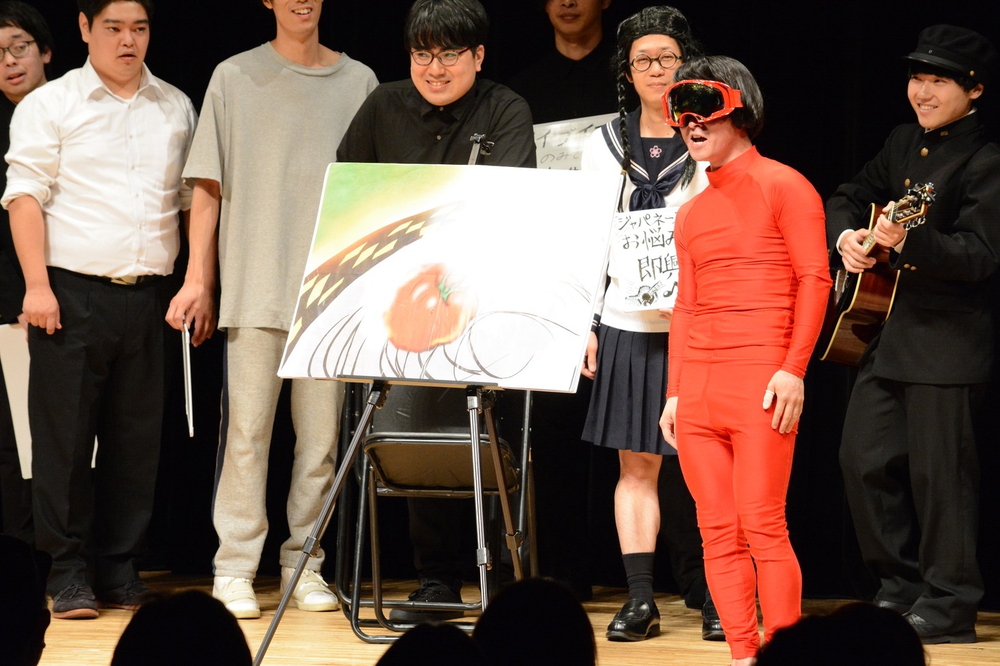 敗者復活戦の様子。ちびシャトル。