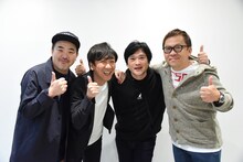 左からオークラ、東京03飯塚、ニイルセン、佐々木敦規。