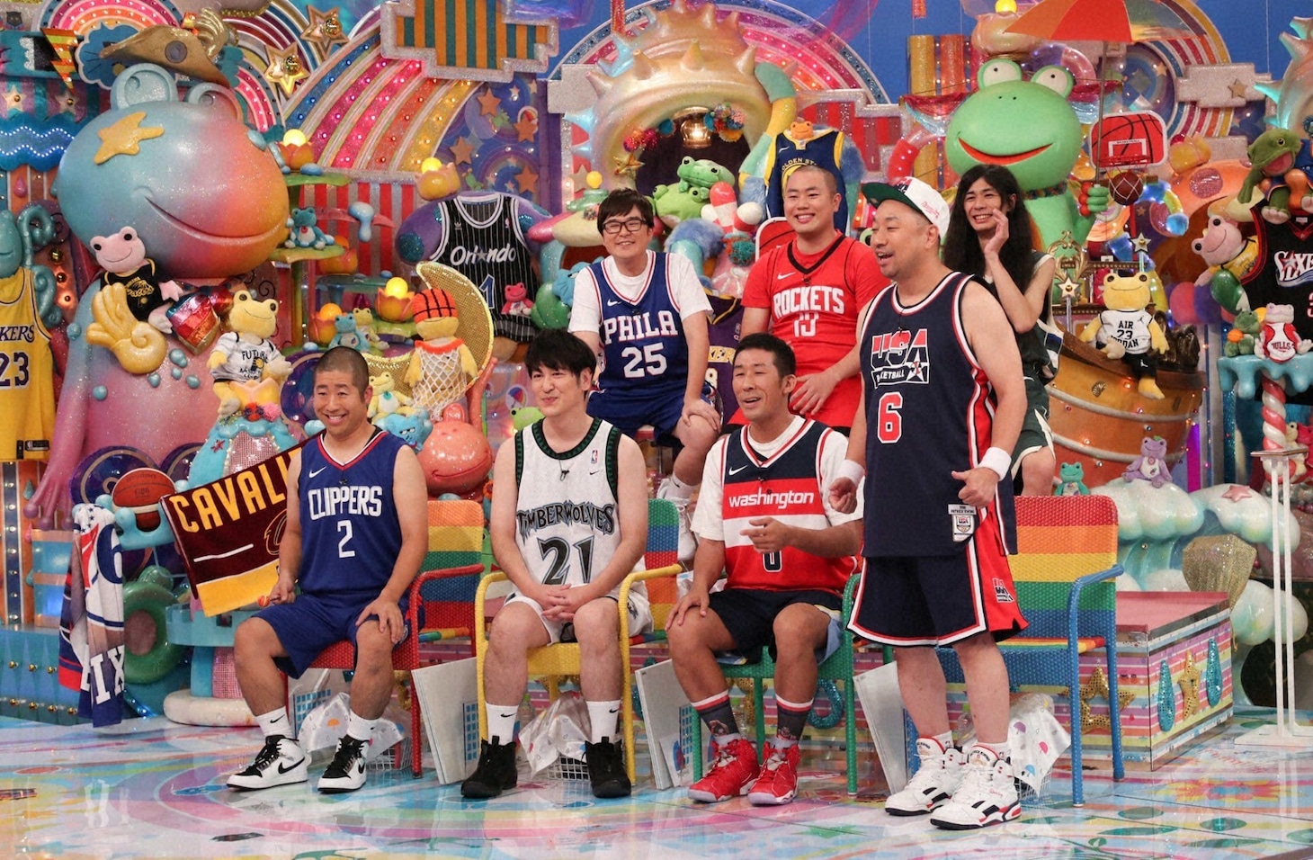 「アメトーーク！」に集結する「NBA大好き芸人」たち。(c)テレビ朝日