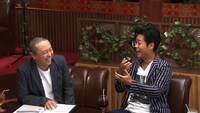 左から次長課長・河本（左）、ネプチューン名倉（右）。(c)テレビ東京