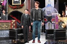 左から有吉弘行、石橋貴俊。(c)日本テレビ