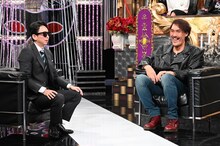 左から有吉弘行、石橋貴俊。(c)日本テレビ