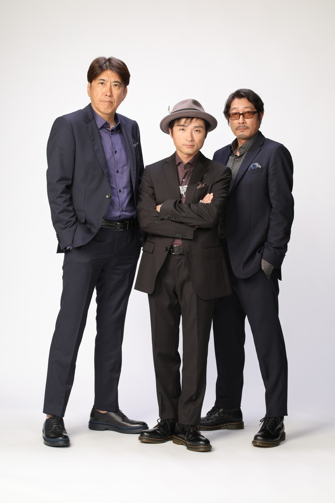 B Pressure。左から、Taka（石橋貴明）、Kan（神波憲人）、Teru（平山晃哉）。