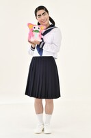 イモトアヤコとリズモ。