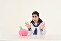 イモトアヤコとリズモ。