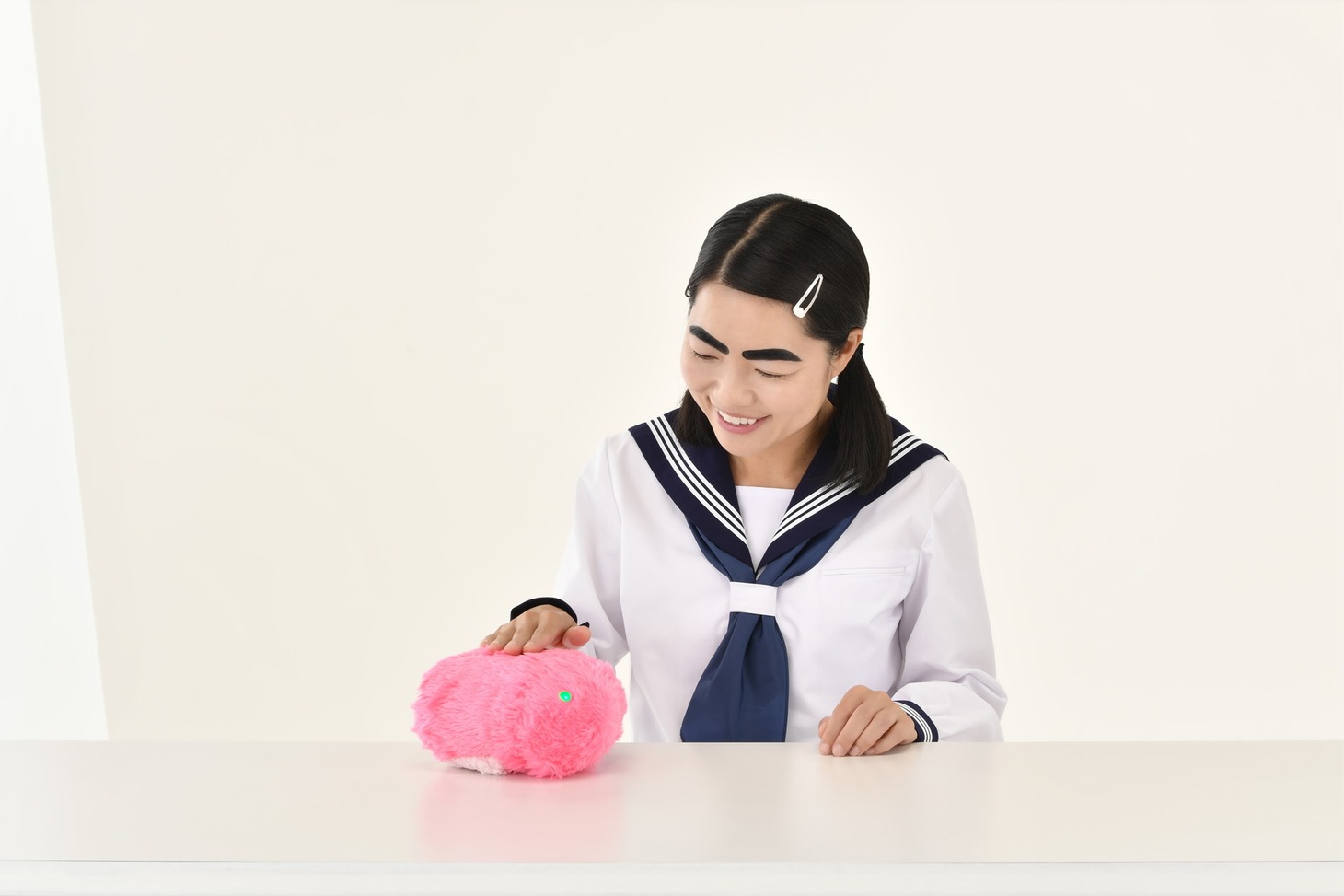 イモトアヤコとリズモ。