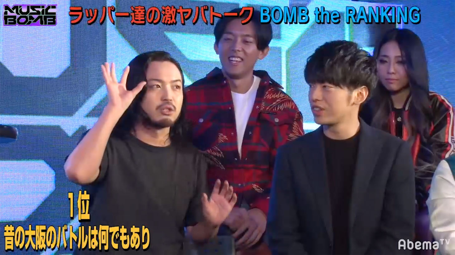 「MUSIC BOMB」初回ゲストのCreepy Nuts。