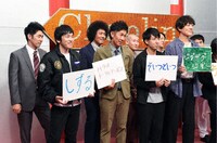 「お笑い統一王座GP」第10回予選に出場する芸人たち。