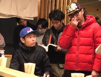 ドラマ撮影中の様子。