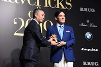 ビジネス部門で受賞した堀義人氏。