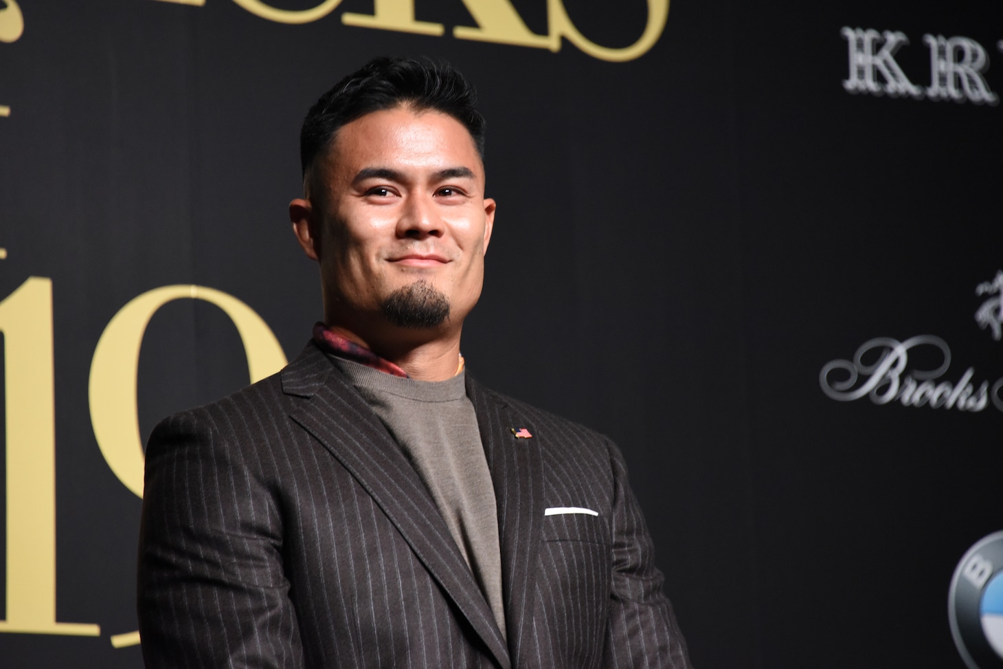特別賞を受賞したラグビー日本代表の田村優。