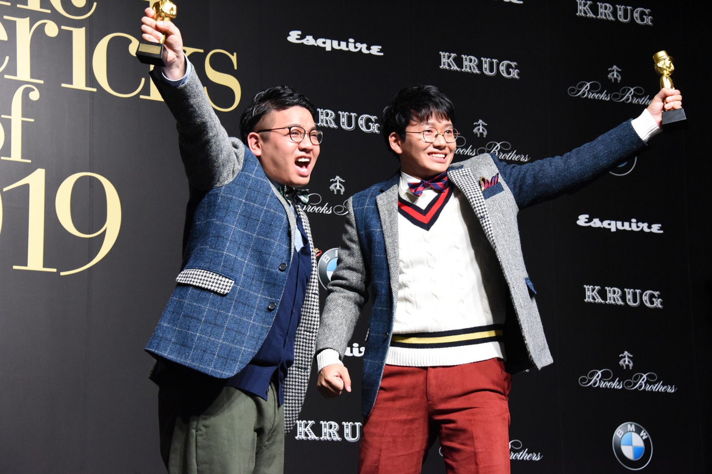 「The Mavericks of 2019」のお笑い部門を受賞したミキ。