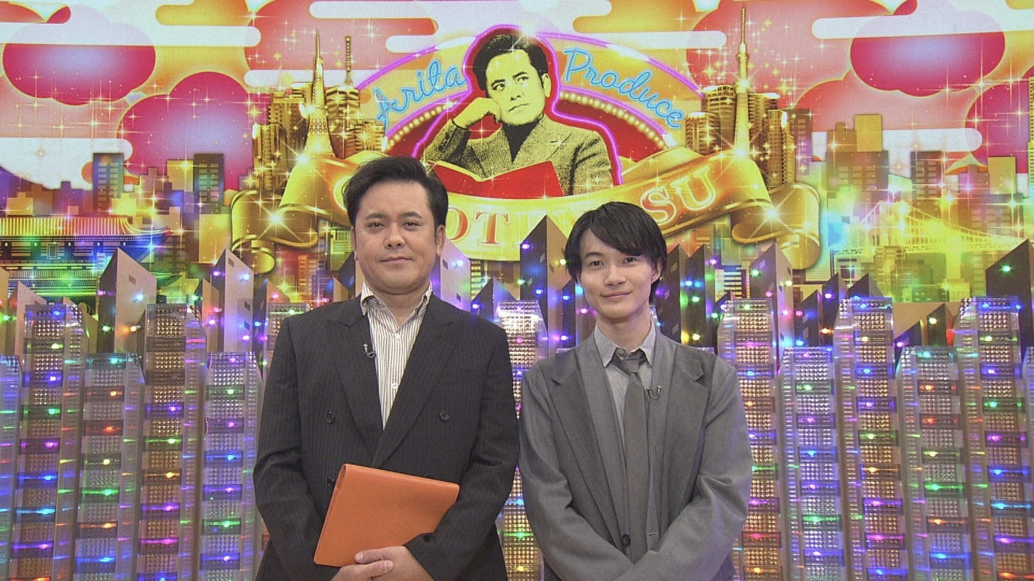 有田P（左）とお客様の神木隆之介（右）。(c)NHK