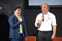 左から霜降り明星せいや、レイザーラモンRG。