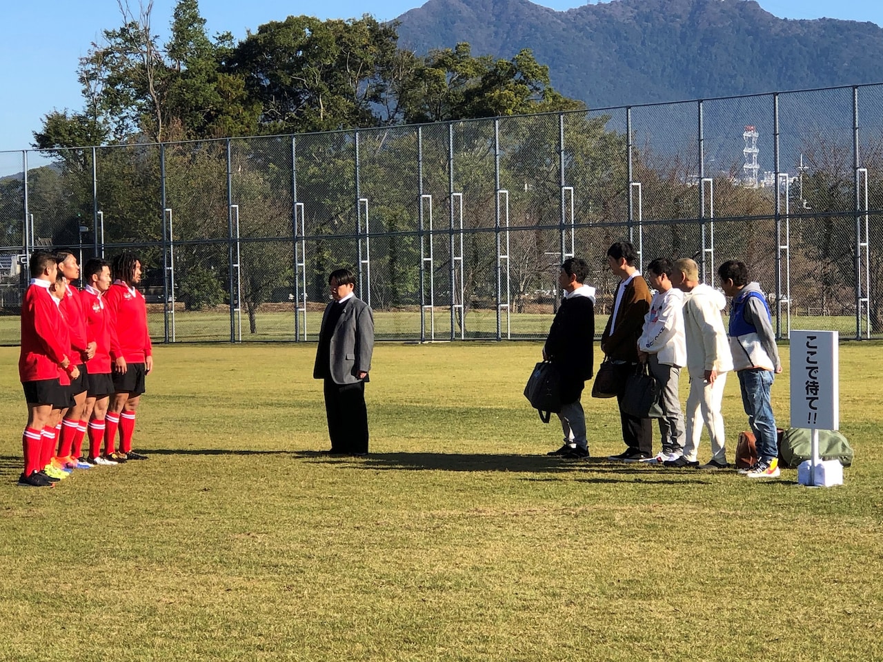 「絶対に笑ってはいけない青春ハイスクール24時！」ロケの様子。