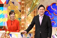 （左から）田村真子アナと千鳥ノブ。(c)TBS