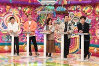 （左から）品川庄司・品川、とにかく明るい安村、大久保佳代子、フットボールアワー。(c)テレビ朝日