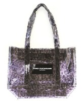 「YOKO FUCHIGAMI ターバン柄クリアトートバッグ」