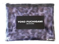 「YOKO FUCHIGAMI ターバン柄クリアポーチ」