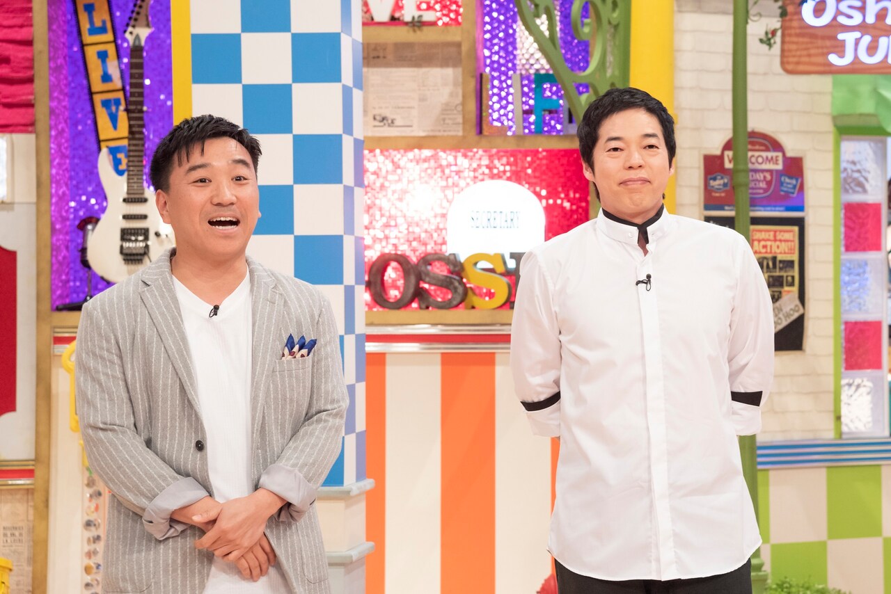 左から月亭八光、今田耕司。(c)読売テレビ