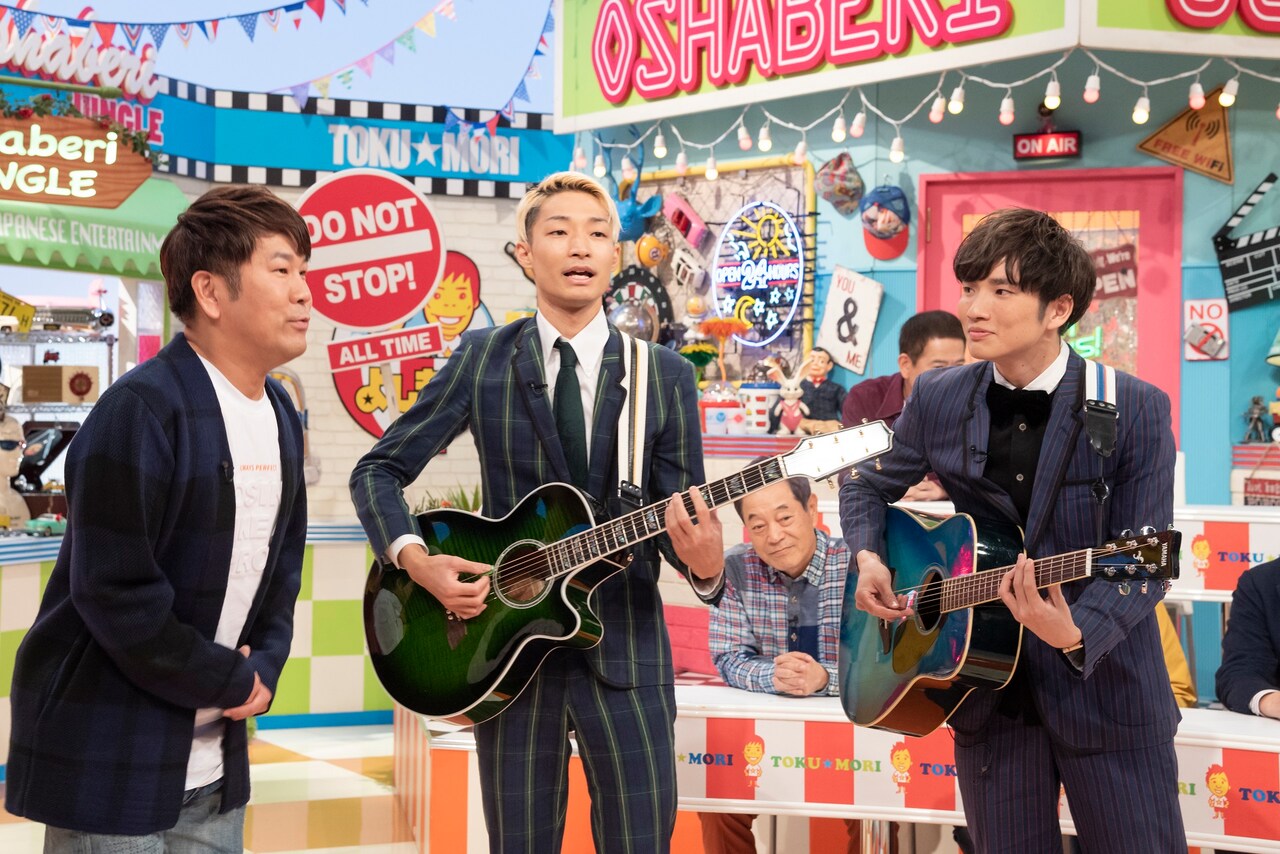 左からFUJIWARA藤本、ラニーノーズ。(c)読売テレビ