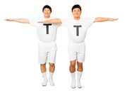 TT兄弟に扮するチョコレートプラネット。