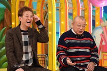 左から中居正広、笑福亭鶴瓶。(c)日本テレビ